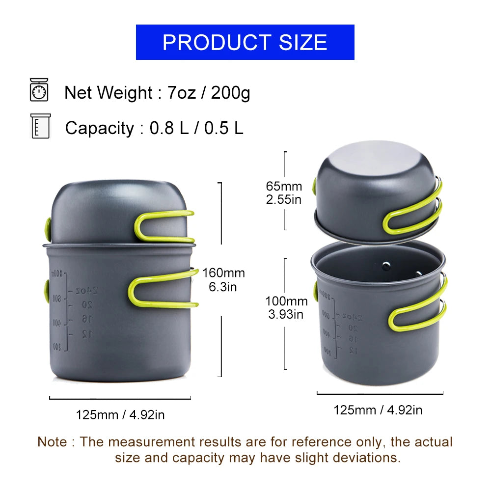 Widesea Ultralight Camping Cooking Utensils Outdoor