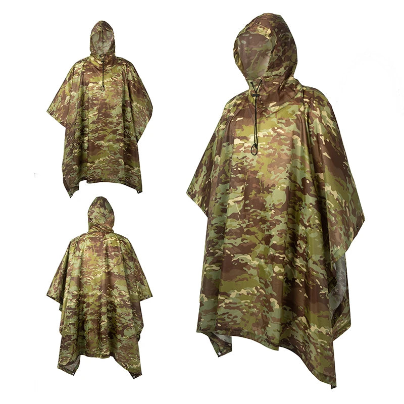 Tactical Suit Rain Military Raincoat Poncho