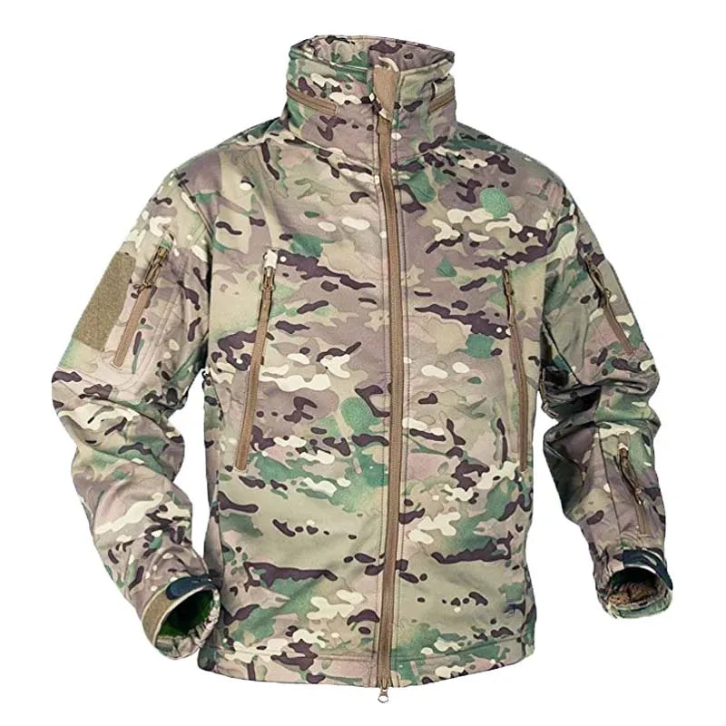 Hiking Tactical Outdoor Jacket Winter Heating Jackets Windproof Warm Hooded Coat