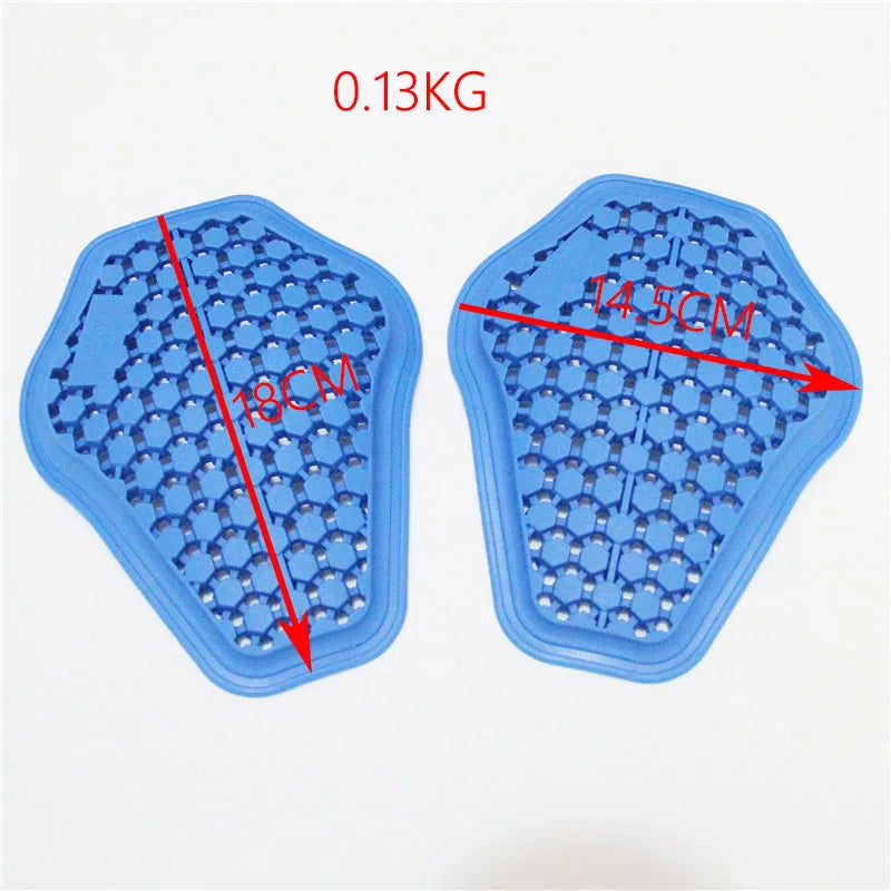 Riding protect Gear CE Insert Armor Knee Hip Protector Pads Motorcycle Pants Replacement Silica Gel (2 X Knee Pads+2 X Hip Pads)