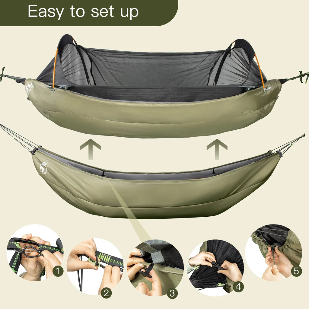 Night Cat Hammock Underquilts Sleeping Bag Single Insulated Under Blanket
