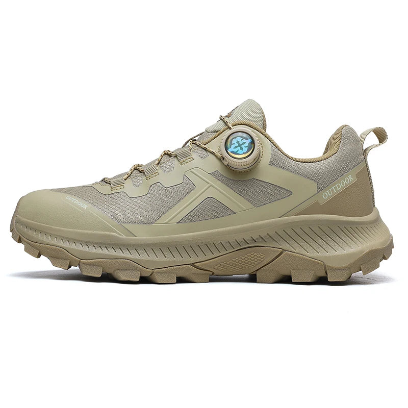 Hiking Shoes Male Waterproof Non-Slip Casual Sneakers Women Wear-Resistant Outdoor Walking Breathable Rubber Hiking Boots