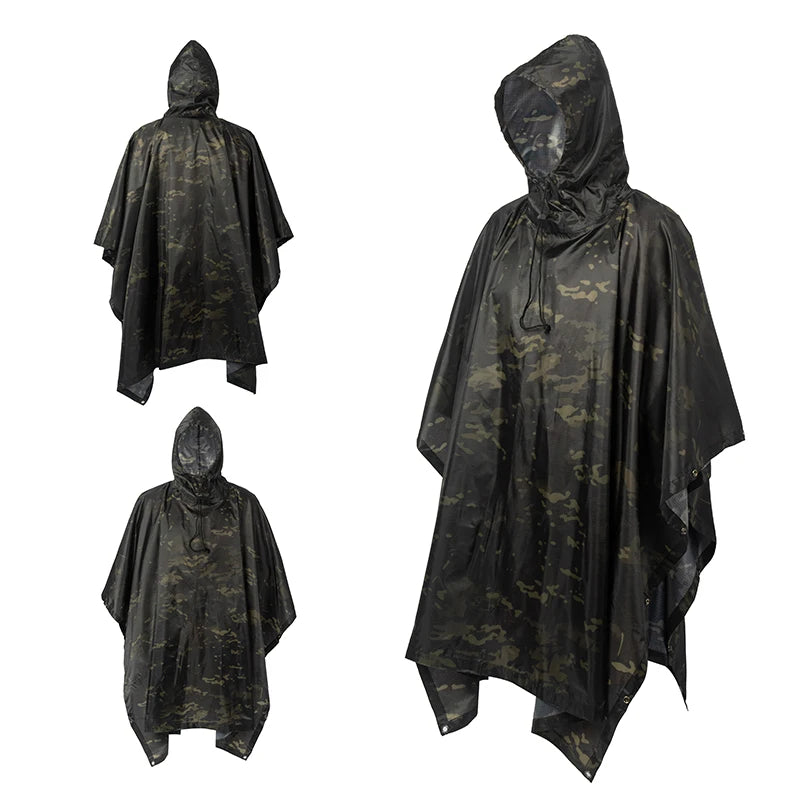 Tactical Suit Rain Military Raincoat Poncho