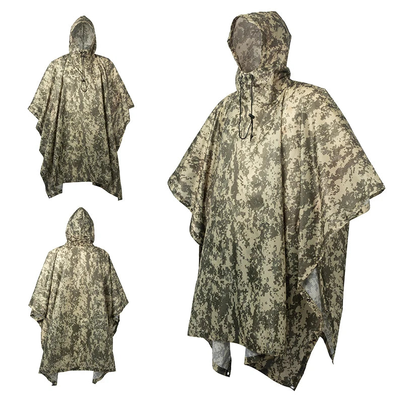 Tactical Suit Rain Military Raincoat Poncho