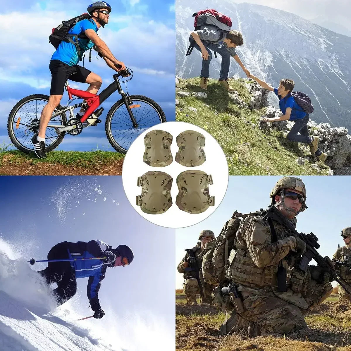 Outdoor Tactical Protective Knee Pads Elbow Pads