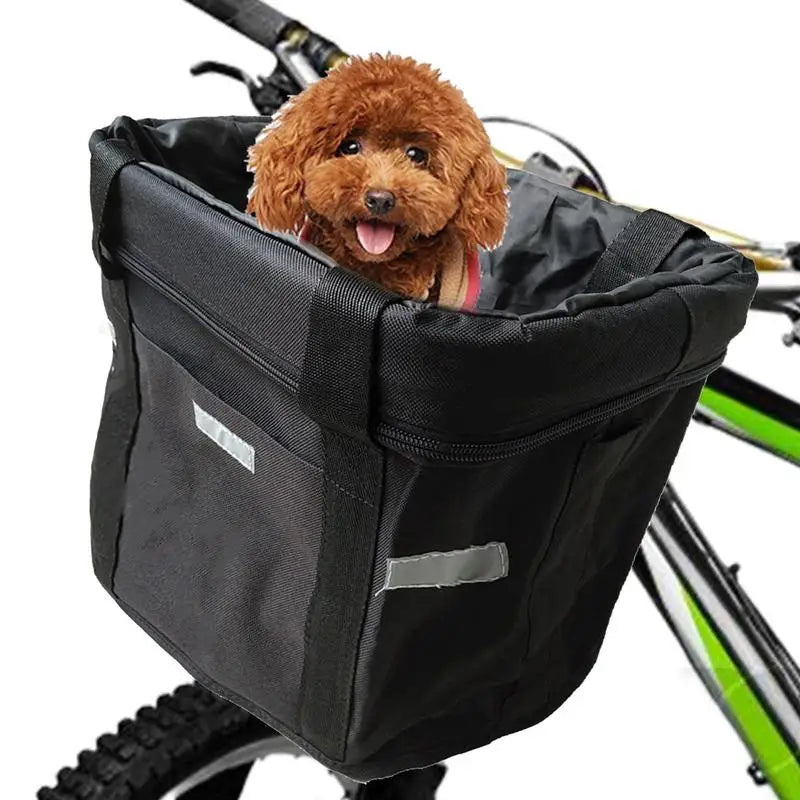 Bike Front Basket Organizer For Small Medium Cats Dogs Pets Road Mountain Bike