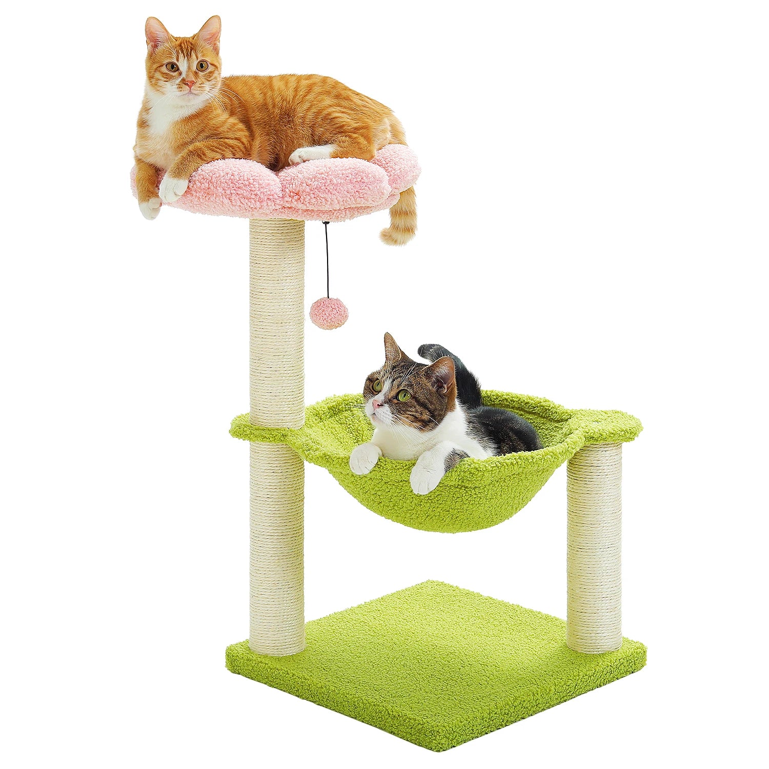 Flower Cat Tree with Sisal Scratching Post
