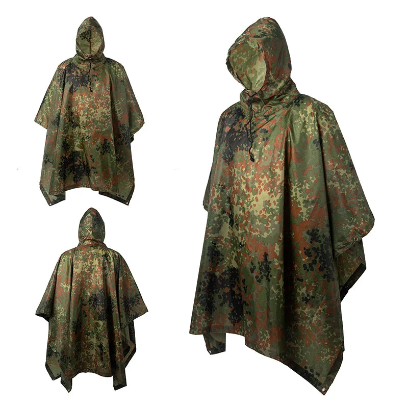 Tactical Suit Rain Military Raincoat Poncho