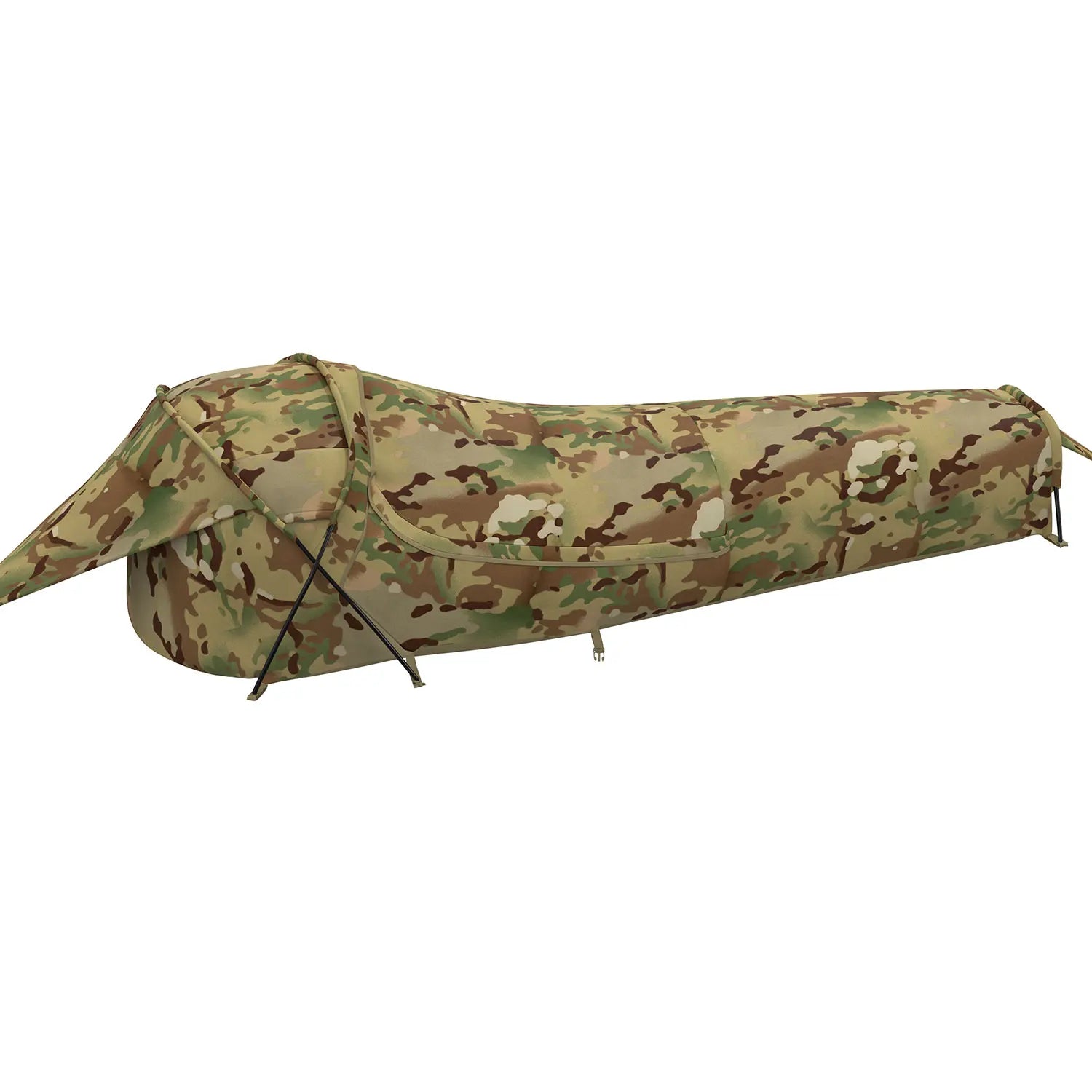 MT Military Hideaway Bivy Cover Stealth Compact Single-Pole Hooped Tent  Mosquito Net Mesh