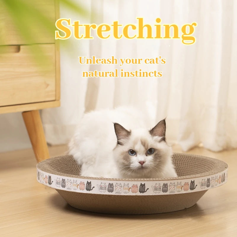 Corrugated Cat Scratching  Scratch-resistant Cat Bed Scratcher,  Sofa Protector