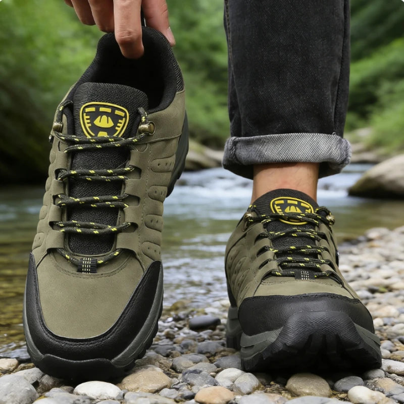 Hiking Shoes for Men Waterproof Outdoor Low-top Hiking Boots Non-slip Trekking Shoes
