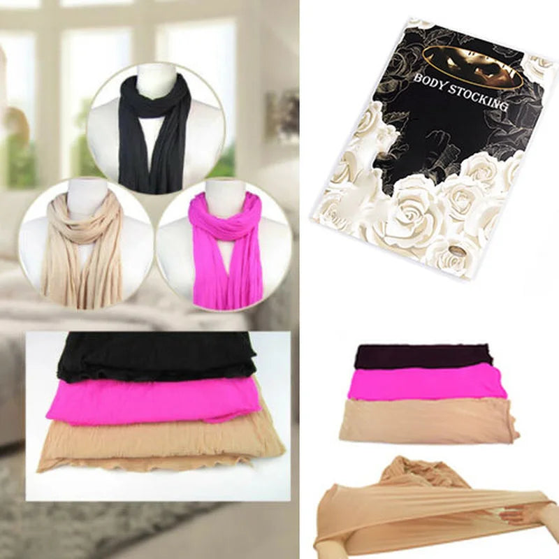 Elastic BDSM Double Sleeping Bag Pantyhose Seamless See Full Transparent Body