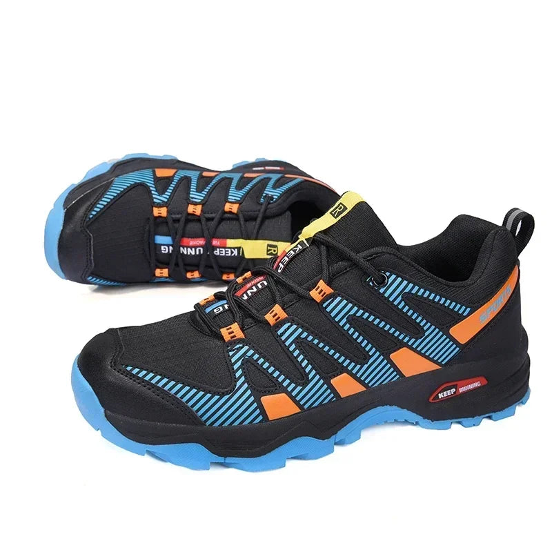 Hiking Shoes Men Women Waterproof Trekking Sneakers Lace-up