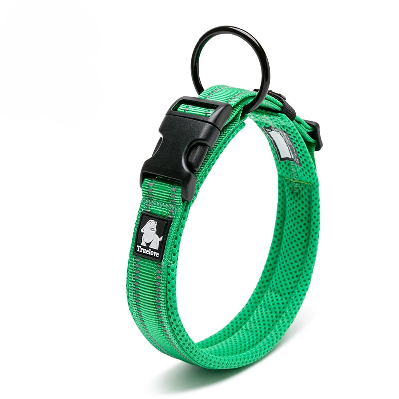 Dog Walking Collar Comfort Padded 11 Colors Size XXS-XXXL