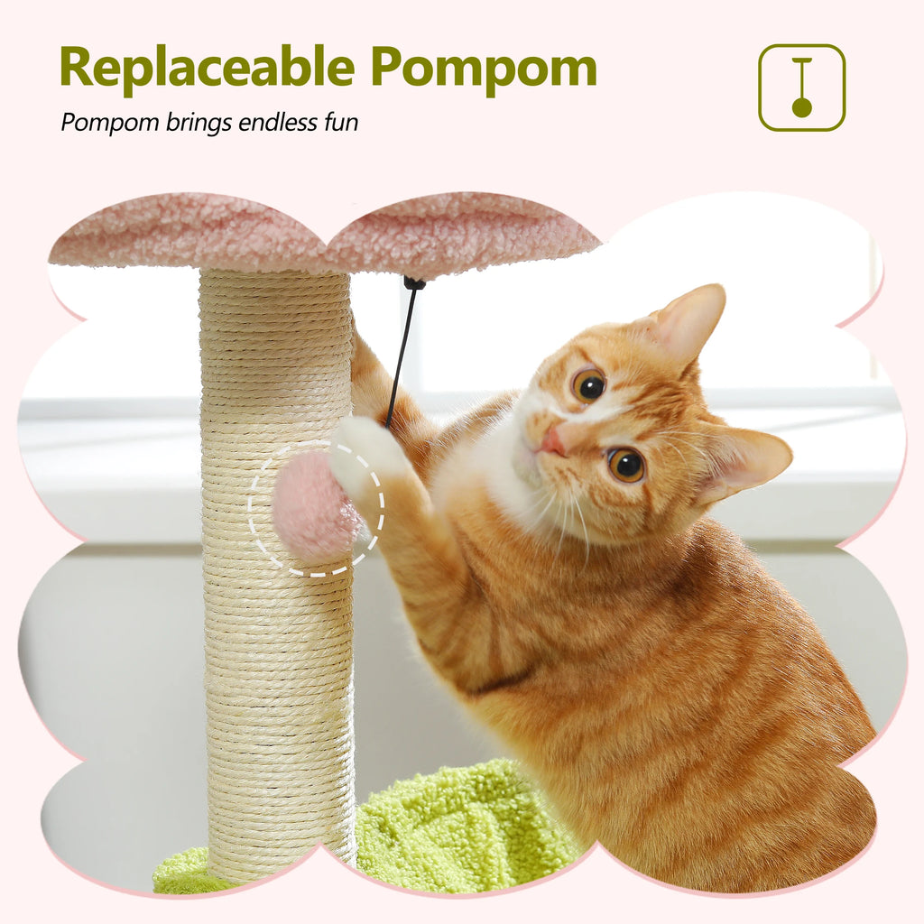 Flower Cat Tree with Sisal Scratching Post