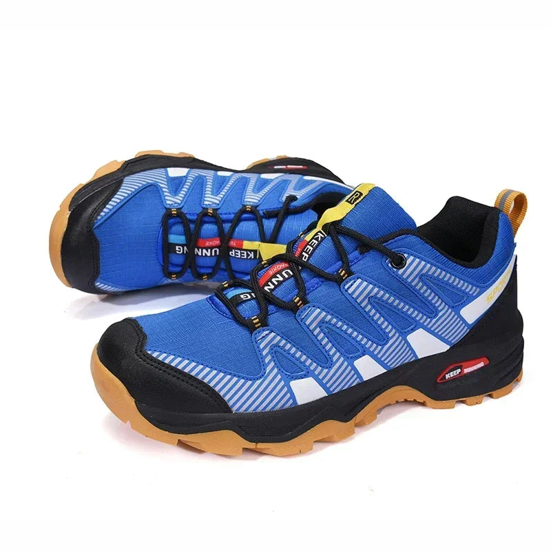 Hiking Shoes Men Women Waterproof Trekking Sneakers Lace-up