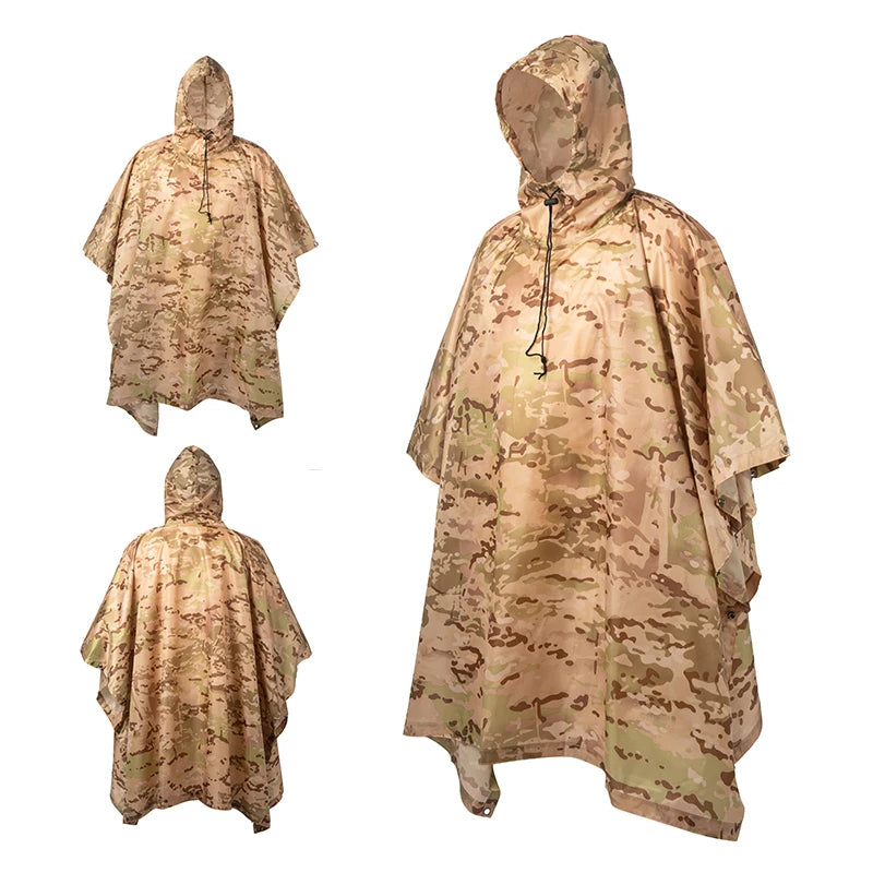 Tactical Suit Rain Military Raincoat Poncho