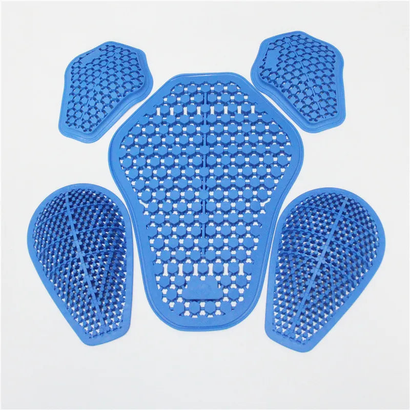 Riding protect Gear CE Insert Armor Knee Hip Protector Pads Motorcycle Pants Replacement Silica Gel (2 X Knee Pads+2 X Hip Pads)