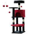 JHK 44In Cat Tree Tall Multi-Cat Climbing Tower for Pet Furniture Natural Sisal Scratching