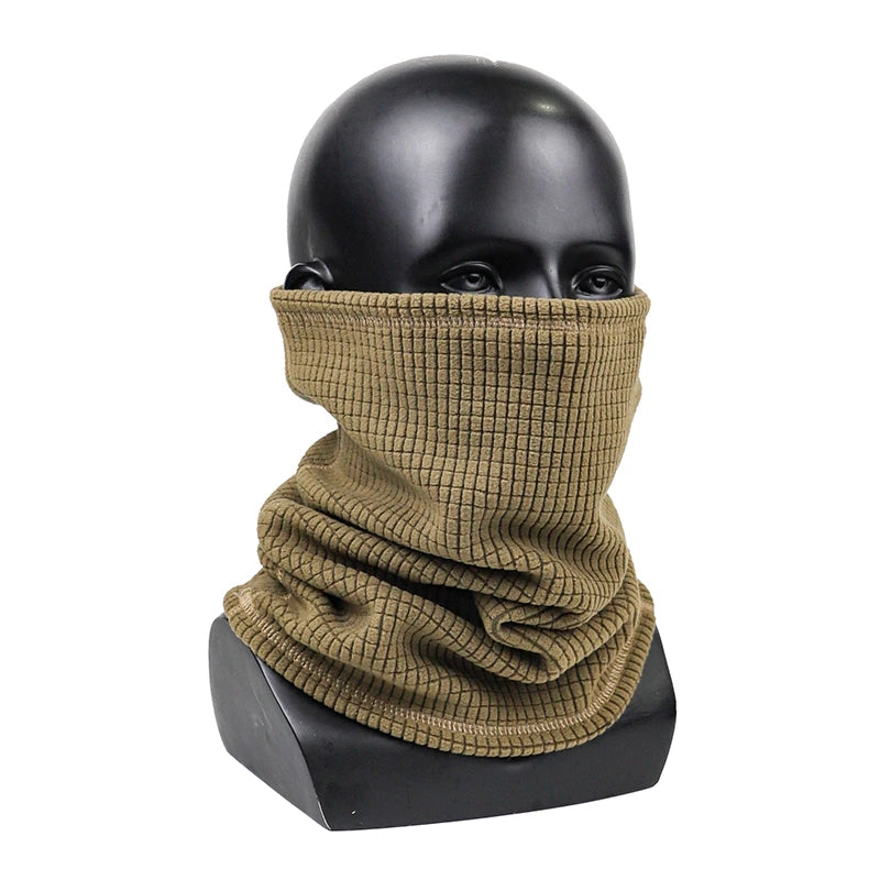 Winter Thicken Warm Face Mask Hat Set Outdoor Camoufalge Tactical Thermal Neck Warmer For Men Women