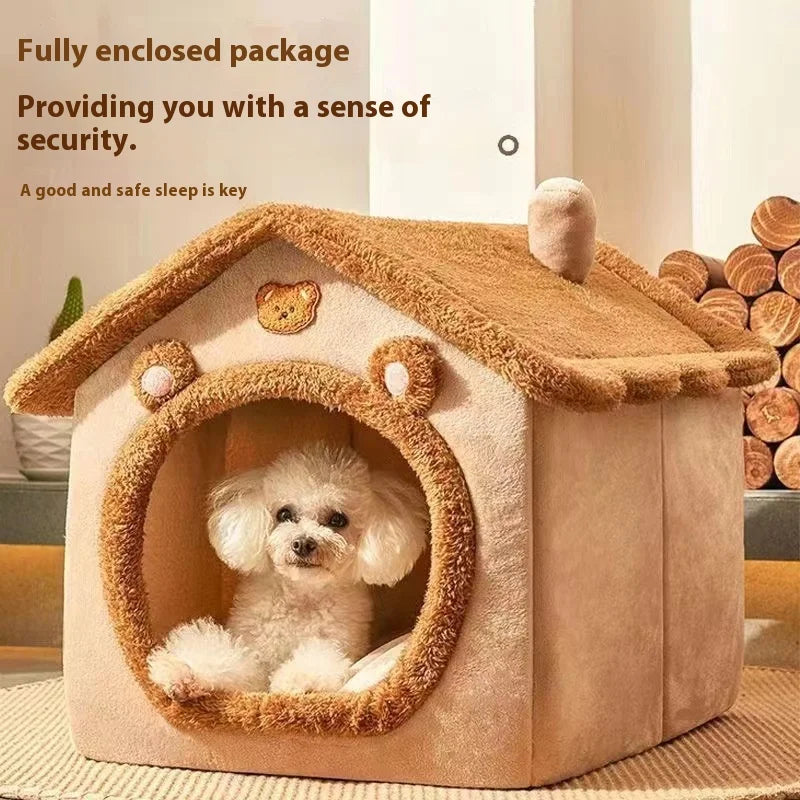 Dog House Bed - Washable Cat Dog House