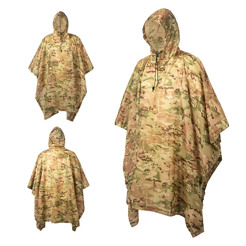 Tactical Suit Rain Military Raincoat Poncho