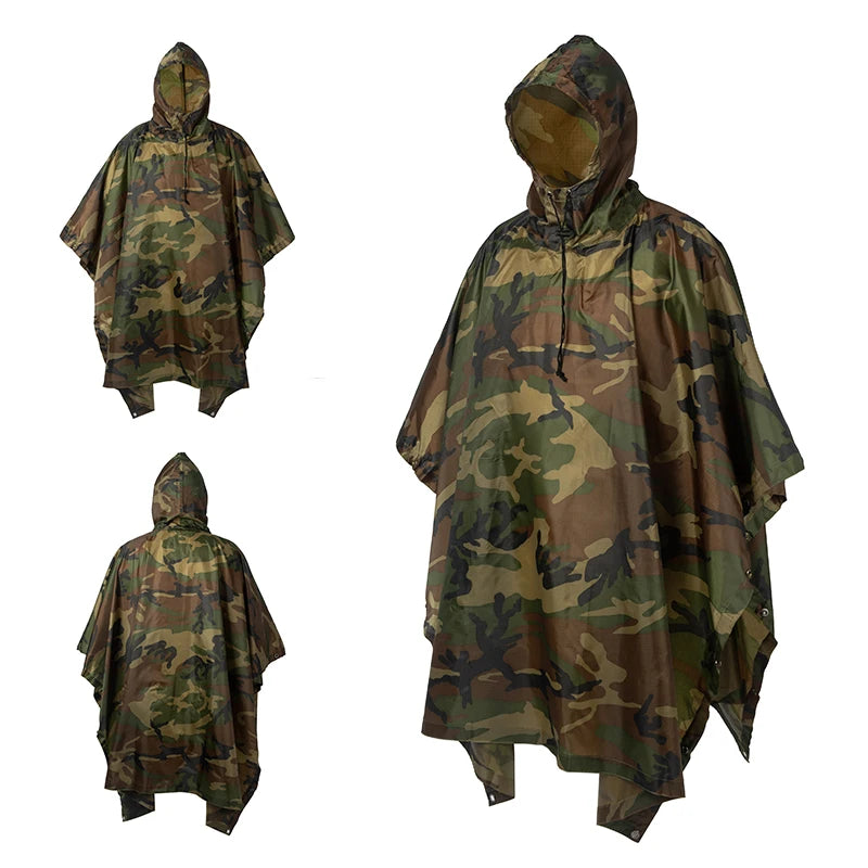 Tactical Suit Rain Military Raincoat Poncho