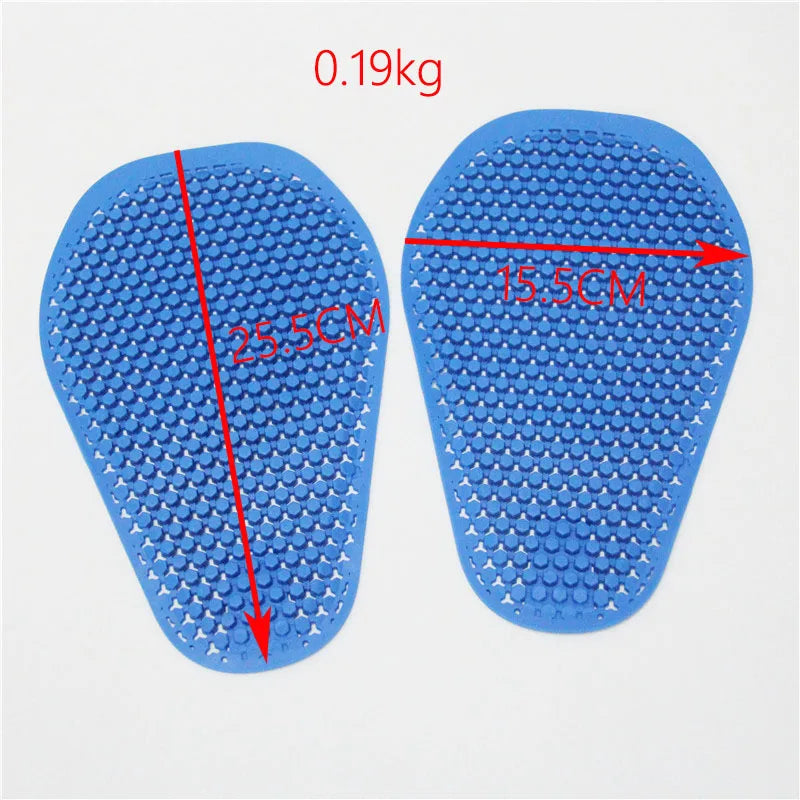 Riding protect Gear CE Insert Armor Knee Hip Protector Pads Motorcycle Pants Replacement Silica Gel (2 X Knee Pads+2 X Hip Pads)