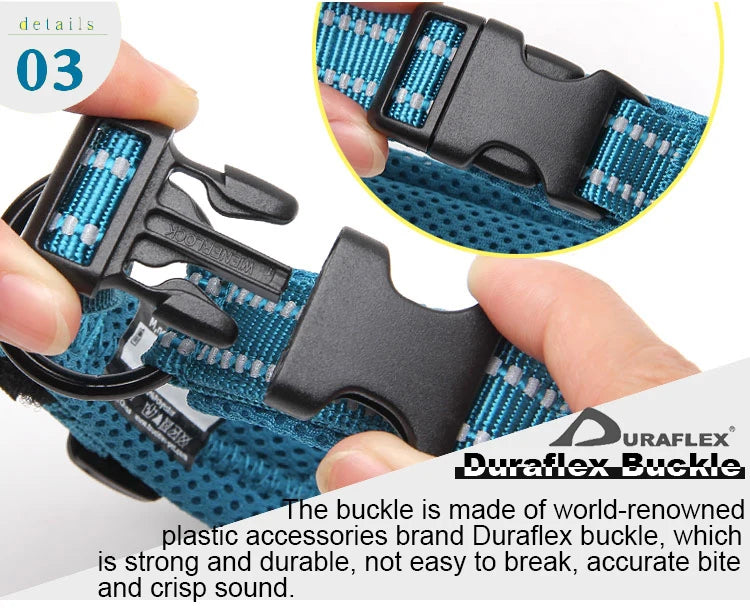 Dog Walking Collar Comfort Padded 11 Colors Size XXS-XXXL