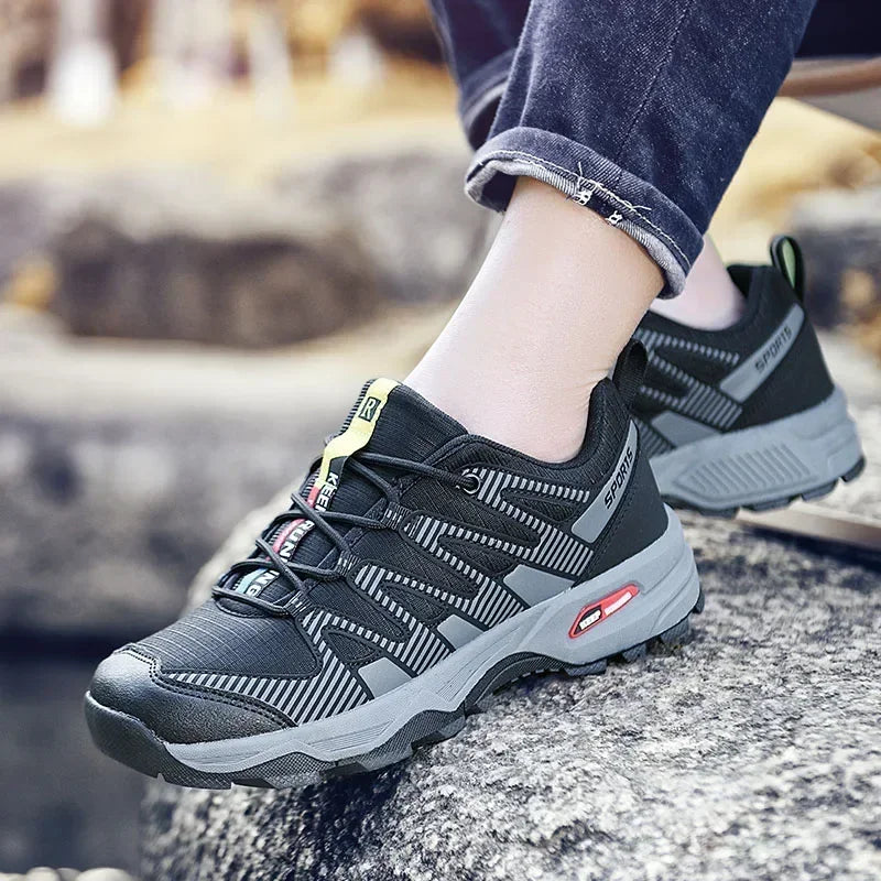 Hiking Shoes Men Women Waterproof Trekking Sneakers Lace-up