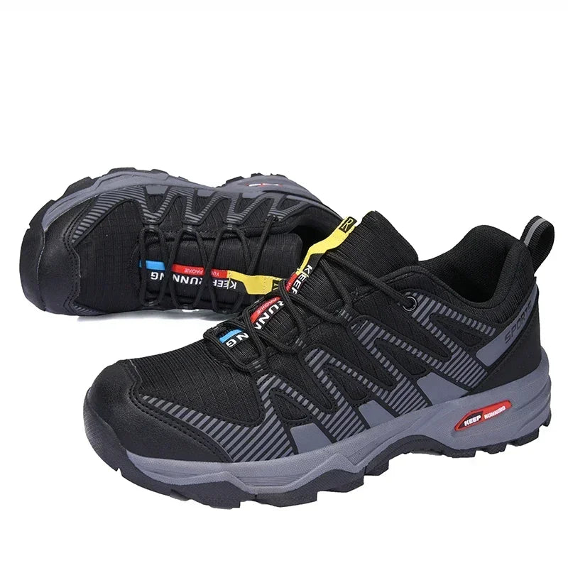 Hiking Shoes Men Women Waterproof Trekking Sneakers Lace-up